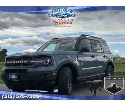 2024 Ford Bronco Sport Big Bend is a Blue, Grey 2024 Ford Bronco SUV in Fort Dodge IA