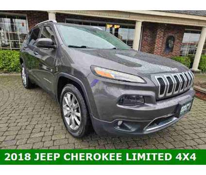 2018 Jeep Cherokee Limited 4X4 is a Grey 2018 Jeep Cherokee Limited SUV in Bowling Green OH