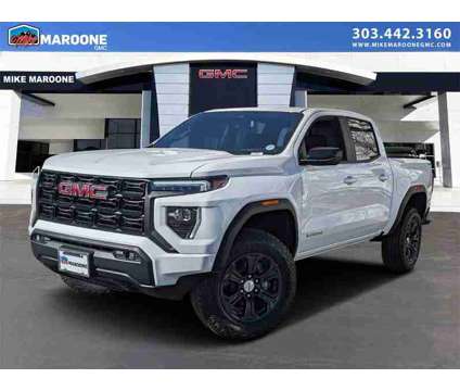 2024 GMC Canyon Elevation is a White 2024 GMC Canyon Truck in Boulder CO