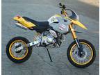 125cc Pit Bike ..... Yellow & Gold Alloy Package ..... New Bike