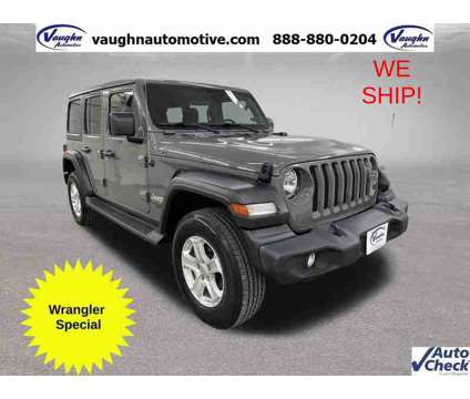 2021 Jeep Wrangler Unlimited Sport S is a Grey 2021 Jeep Wrangler Unlimited SUV in Ottumwa IA