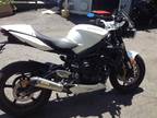 2012 Triumph Street Triple R - Crystal White