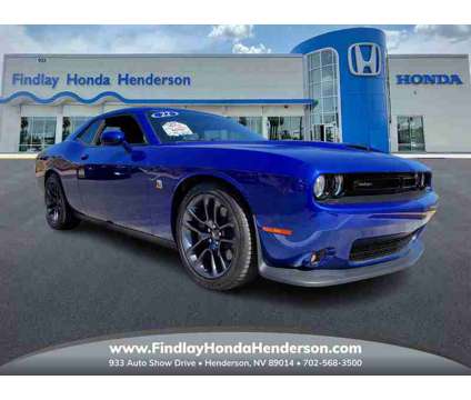 2022 Dodge Challenger R/T Scat Pack is a Blue 2022 Dodge Challenger R/T Scat Pack Coupe in Henderson NV
