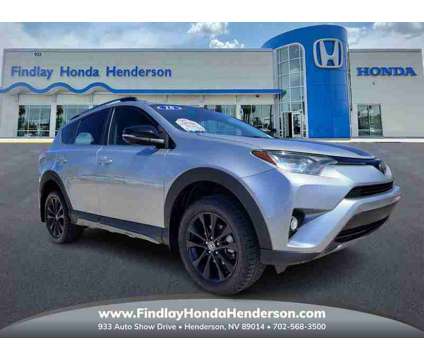 2018 Toyota RAV4 Adventure is a Blue 2018 Toyota RAV4 Adventure SUV in Henderson NV