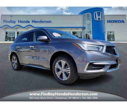 2019 Acura MDX 3.5L is a Grey 2019 Acura MDX 3.5L SUV in Henderson NV