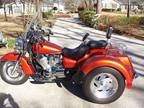 2004 Honda Shadow 750 Custom Trike, Rear Air Shocks, Billet Wheels