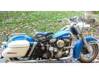 1961 Harley-Davidson Panhead blue & Birch white
