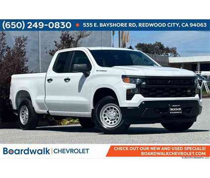 2024 Chevrolet Silverado 1500 WT is a White 2024 Chevrolet Silverado 1500 W/T Truck in Redwood City CA