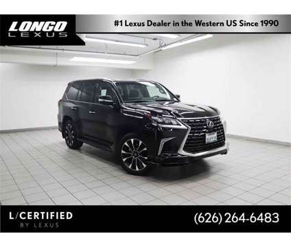 2021 Lexus LX 570 9620 is a Black 2021 Lexus LX SUV in El Monte CA