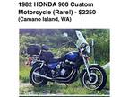 1982 Honda 900 Custom Motorcycle - Rare and beautiful!