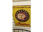 Indian Motorcycles Vintage look Tin Sign, Venomous MC, Mother Road