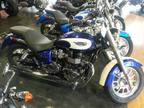 2013 Triumph America - Sapphire Blue / Crystal White