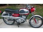 1966 Suzuki X6 T20 250 Chrome high pipe