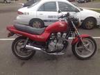 1992 Honda Nighthawk 750 red air-cooled 4-cylinder w/ extras & luggage