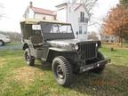 1944 Willys Military Jeep Model MB