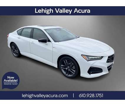 2024 Acura TLX A-Spec Package SH-AWD is a Silver, White 2024 Acura TLX A-Spec Sedan in Emmaus PA