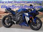 2012 Yamaha YZF-R slotted YZR-M1-style top yoke and a longer
