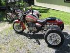 Two 2000 Suzuki Gz-250 Trikes-