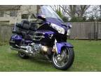 2002 Honda Gold Wing GL 1800 Illusion Blue Chrome Wheels Kuryakyn Chrome