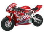 Razor Pocket Rocket Miniature Electric Bike.