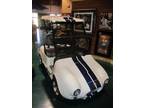 $10,995 2012 Shelby Cobra Golf Cart White with Blue Stripes