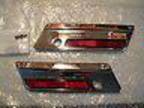 1 set of Chrome saddle bag latches and parts