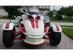 2008 Custom white and red Can-am Spyder Ready …