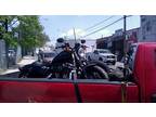 M tow motorcycle bike haul towing repairs in shop or transport NYC