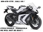 New 2013 Kawasaki Zx-10-R. Super Nova White, Ohlins Dampner