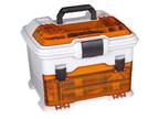 Multi Loader, Fishing Tackle Box, White, Orange, 33.5