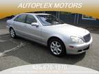 2003 Mercedes-Benz S 430 4MATIC 4L NA V8 single overhead cam (SOHC) 24V