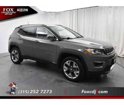 2021UsedJeepUsedCompassUsed4x4 is a Grey 2021 Jeep Compass Car for Sale in Auburn NY