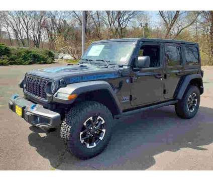 2024NewJeepNewWrangler 4xeNew4x4 is a Black 2024 Jeep Wrangler Car for Sale in Westfield MA