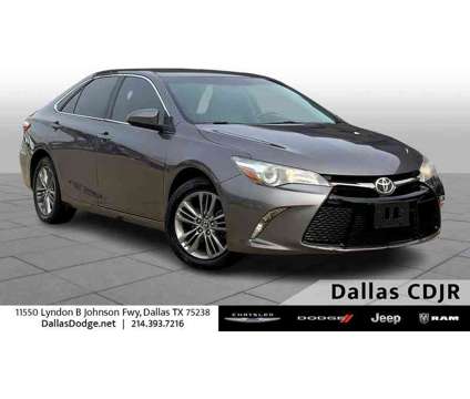 2016UsedToyotaUsedCamryUsed4dr Sdn I4 Auto is a Grey 2016 Toyota Camry Car for Sale in Dallas TX