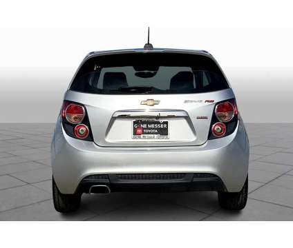 2015UsedChevroletUsedSonicUsed5dr HB is a Silver 2015 Chevrolet Sonic Car for Sale in Lubbock TX