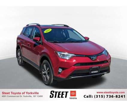 2018 Toyota RAV4 XLE is a Red 2018 Toyota RAV4 XLE Car for Sale in Utica, NY NY