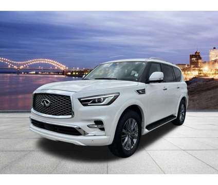 2023 Infiniti Qx80 Luxe is a White 2023 Infiniti QX80 Car for Sale in Bartlett TN