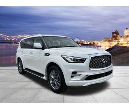 2023 Infiniti Qx80 Luxe is a White 2023 Infiniti QX80 Car for Sale in Bartlett TN