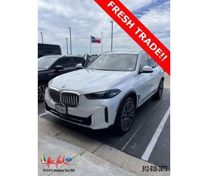 2024 BMW X5 Xdrive40i is a White 2024 BMW X5 4.8is Car for Sale in Georgetown TX