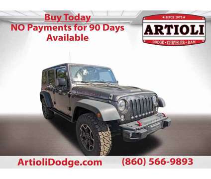 2017 Jeep Wrangler Unlimited Rubicon Hard Rock is a Grey 2017 Jeep Wrangler Unlimited Rubicon Car for Sale in Enfield CT