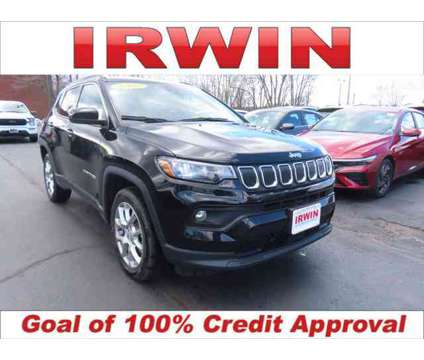 2022 Jeep Compass Latitude Lux is a Black 2022 Jeep Compass Latitude Car for Sale in Laconia NH