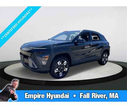 2024 Hyundai Kona SEL is a Black 2024 Hyundai Kona SEL SUV in Fall River MA