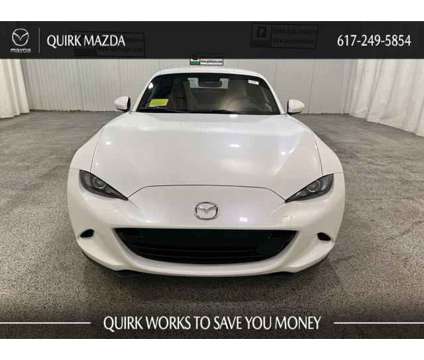 2024 Mazda MX-5 Miata RF Grand Touring is a White 2024 Mazda Miata Convertible in Quincy MA