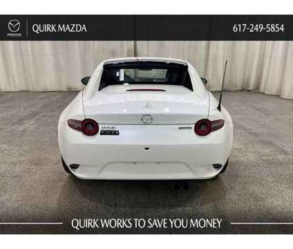 2024 Mazda MX-5 Miata RF Grand Touring is a White 2024 Mazda Miata Convertible in Quincy MA