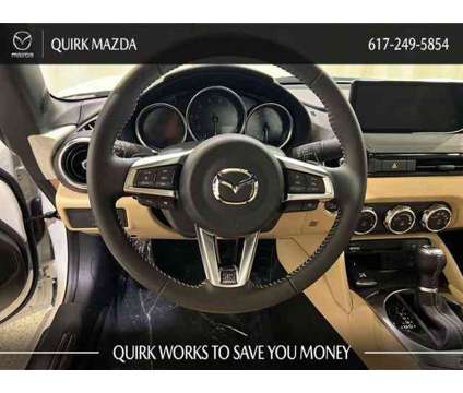 2024 Mazda MX-5 Miata RF Grand Touring is a White 2024 Mazda Miata Convertible in Quincy MA