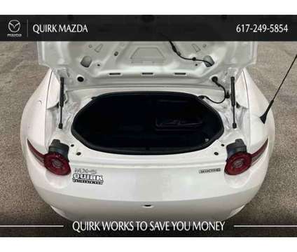 2024 Mazda MX-5 Miata RF Grand Touring is a White 2024 Mazda Miata Convertible in Quincy MA