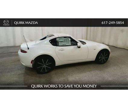 2024 Mazda MX-5 Miata RF Grand Touring is a White 2024 Mazda Miata Convertible in Quincy MA