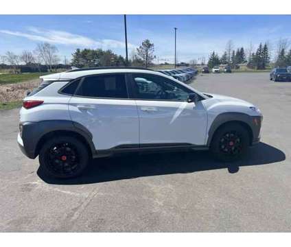 2021 Hyundai Kona NIGHT is a White 2021 Hyundai Kona SUV in Bangor ME