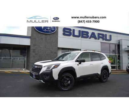 2024 Subaru Forester Wilderness is a White 2024 Subaru Forester 2.5i Station Wagon in Highland Park IL