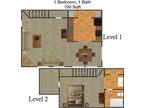 2 Floor Plan 1x1 loft - Cadence, Dallas, TX